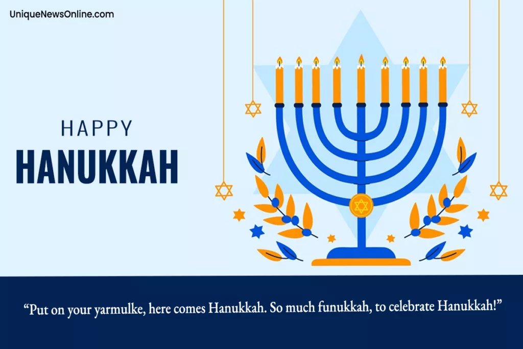 Hanukkah 2023 Wishes in Hebrew, Quotes, Greetings, Messages, Images, Quotes, Posters, Banners, Cliparts, Captions and Stickers