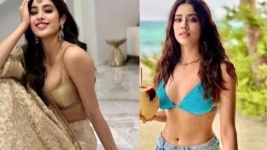 Janhvi Kapoor Gives Off Desi Girl Vibes In Her Embedded Saree