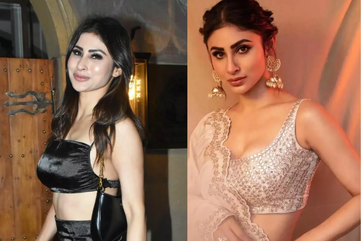Mouni Roy Looks Stunning In Her Cut-Out Maxi Tied Dress