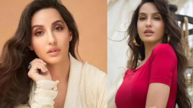 Nora Fatehi Glams Up In Her See-Through Embellished Body Suit
