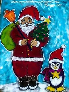Santa and Penguin 