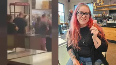 Watch the video of Rosemary Hayne throwing her order at Chipotle employee Emily Russell in Parma Ohio