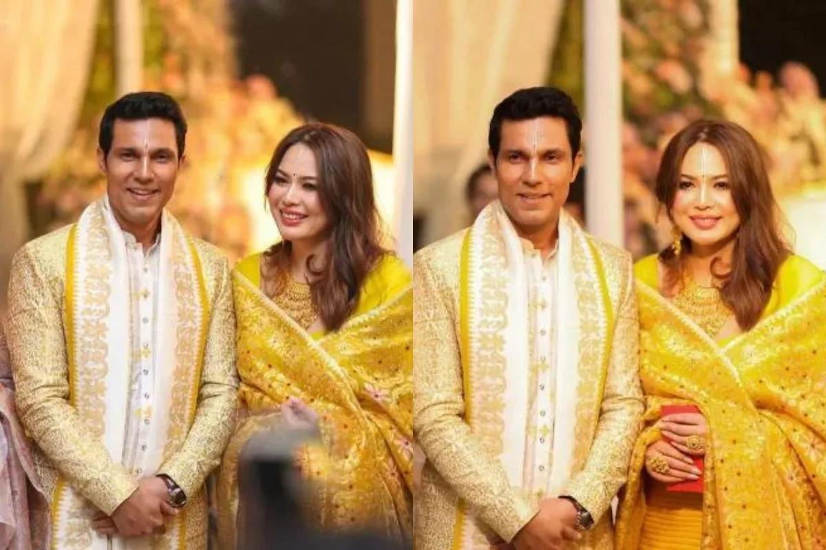 Randeep Hooda and Lin Laishram's Traditional Wedding Reception Photos