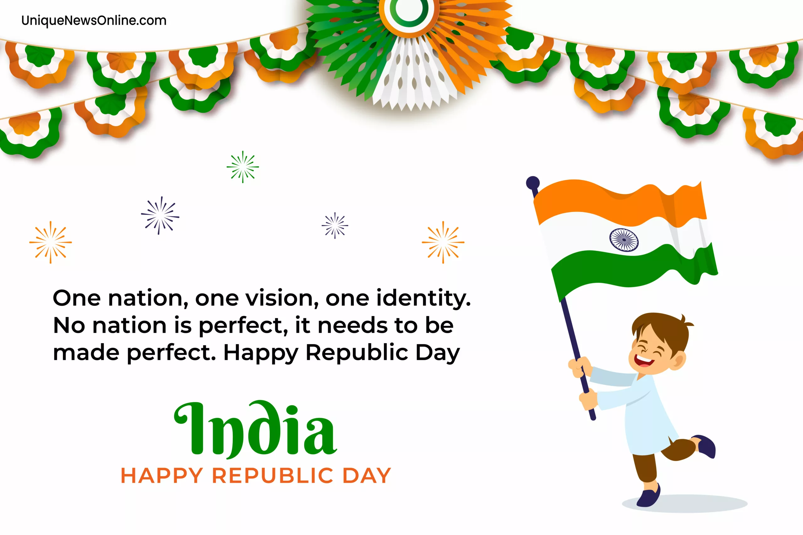 Happy 75th Indian Republic Day 2024: Gantantra Diwas Wishes, Images, Quotes, Messages, Greetings, Sayings, Shayari, Cliparts and Captions