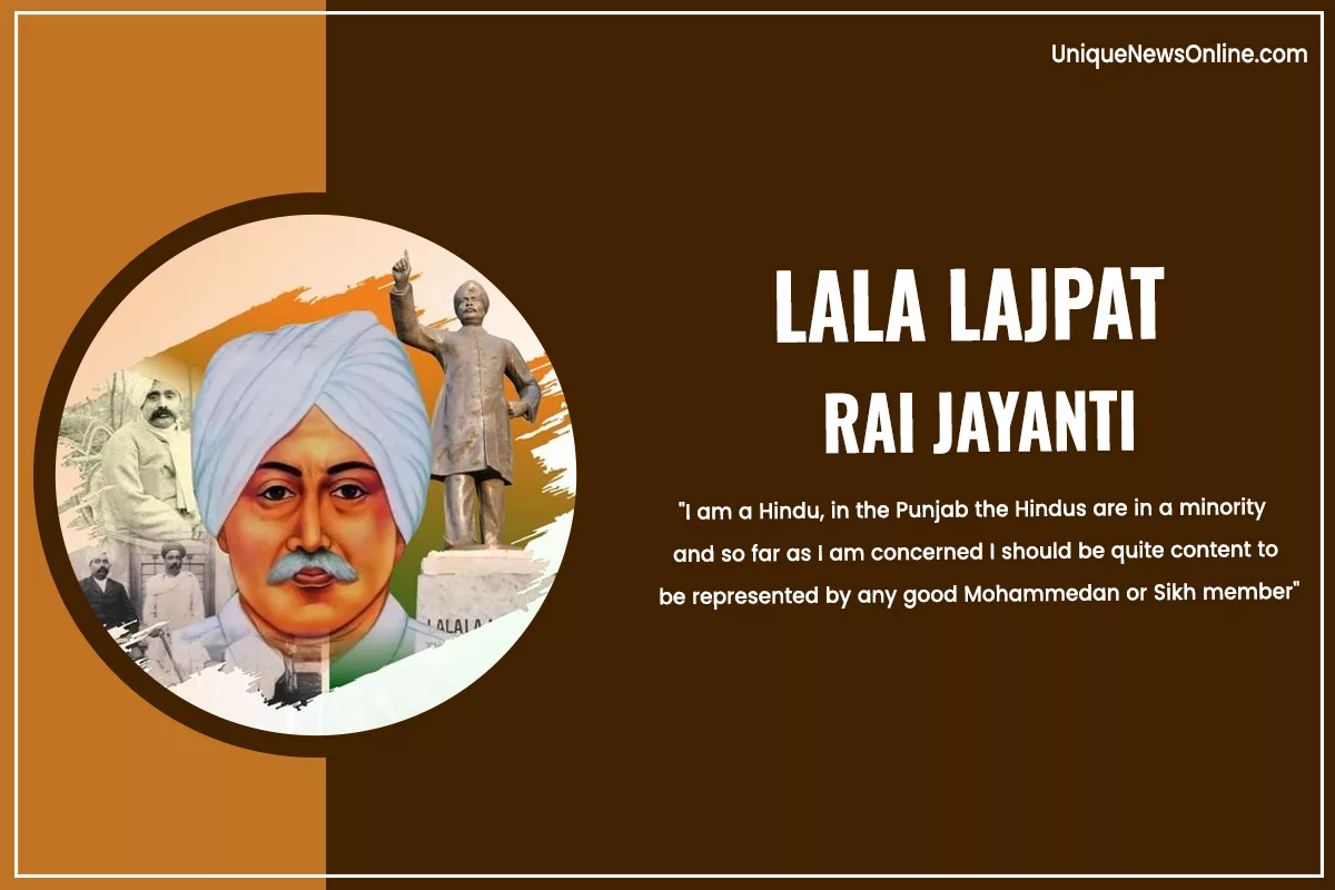 Lala Lajpat Rai Birth Anniversary 2024: Quotes, Images, Messages, Posters, Banners, Greetings, Shayari, Sayings, Slogans, Captions and WhatsApp Status