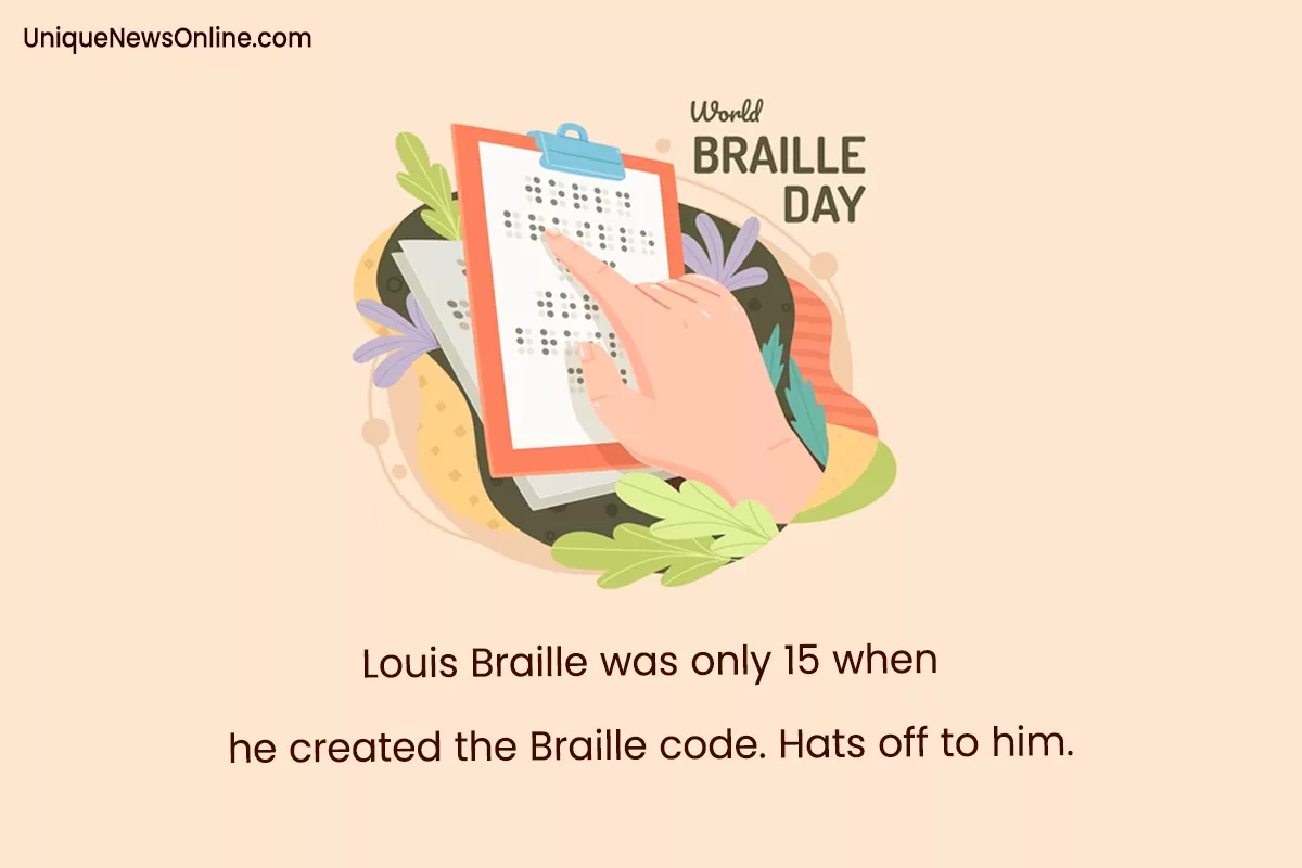 World Braille Day 2024 Theme, Quotes, Images, Messages, Posters, Banners, Slogans, Greetings, Wishes, Cliparts and Captions