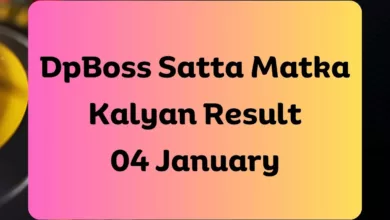 DpBoss Satta Kalyan Matka Result Today 04 January 2024 – LIVE Updates for Kalyan Satta King