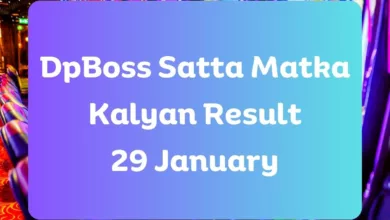 DpBoss Satta Kalyan Matka Result Today 29 January 2024 – LIVE Updates for Kalyan Satta King