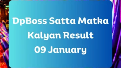 DpBoss Satta Kalyan Matka Result Today 09 January 2024 – LIVE Updates for Kalyan Satta King