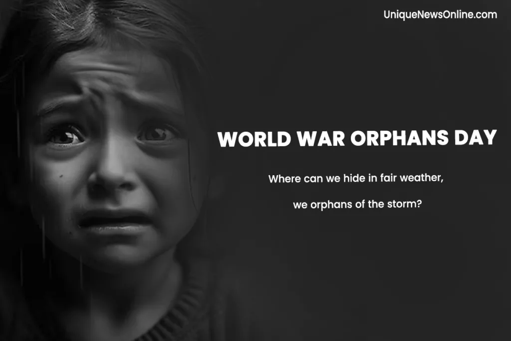 World War Orphans Day Slogans