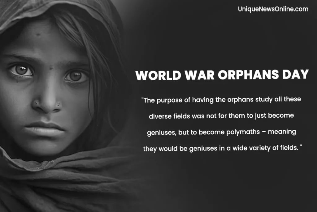 World War Orphans Day Banners