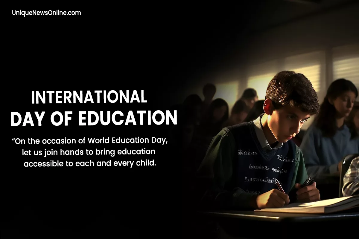 International Day of Education 2024: Current Theme, Messages, Quotes, Banners, Slogans, Greetings, Wishes, Cliparts, and Instagram Captions