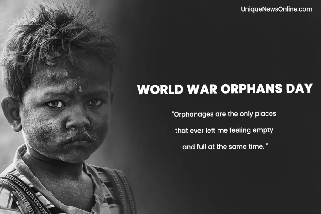 World War Orphans Day Images