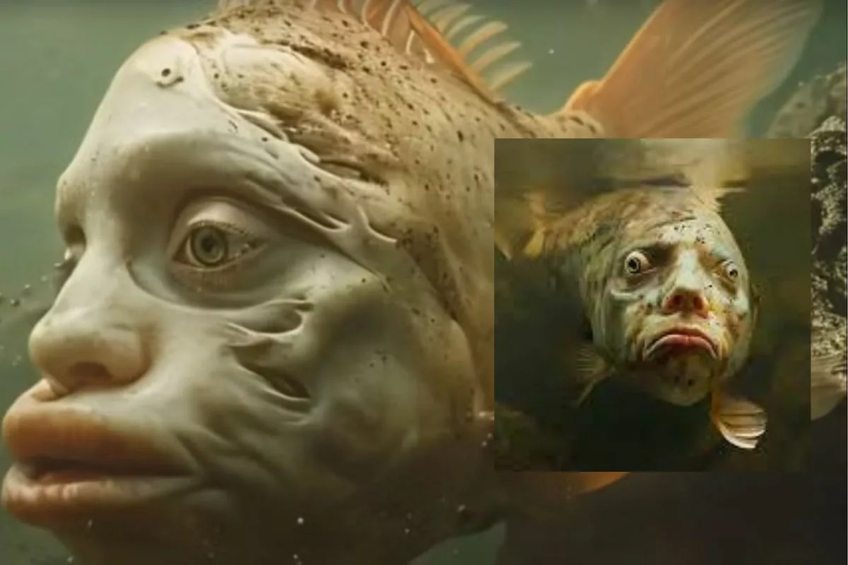 A video of Homo Piscis fish resembling a human face in Lake Samsara goes viral on the internet. Read to know whether it is real or fake