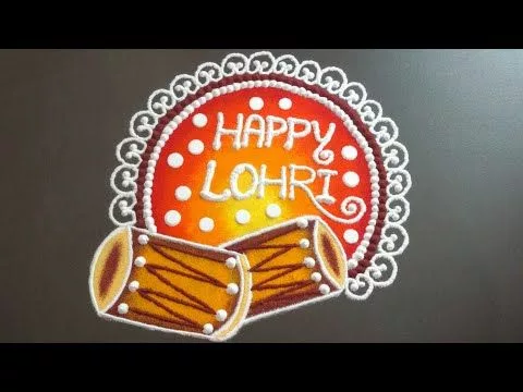 Happy Lohri Rangoli