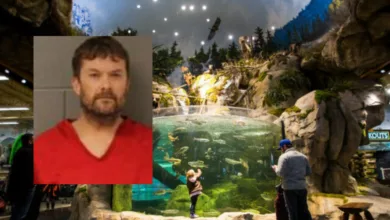 Video of George Owens of Alabama jumping n*ked into Bass Pro Shop aquarium goes viral on the internet 