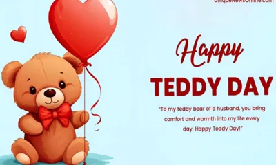Happy Teddy Day 2024 Wishes, Images, Messages, Quotes, Greetings, Captions, Cliparts and Stickers