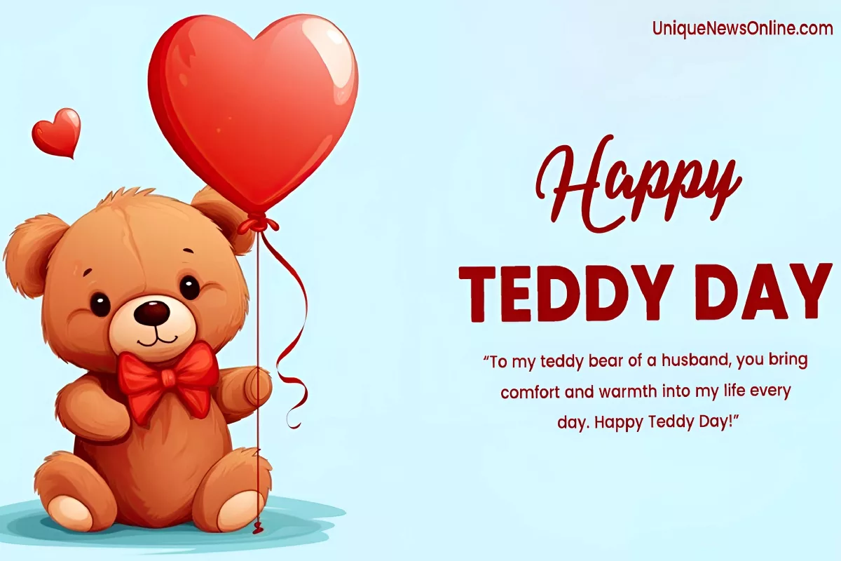 Happy Teddy Day 2024 Wishes, Images, Messages, Quotes, Greetings, Captions, Cliparts and Stickers