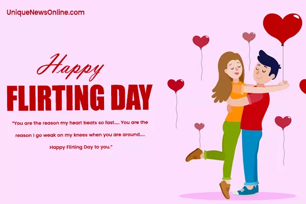 Flirt Day 2024: Wishes, Images, Messages, Quotes, Greetings, Sayings, Cliparts and Captions