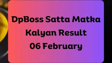 DpBoss Satta Kalyan Matka Result Today 06 February 2024 – LIVE Updates for Kalyan Satta King