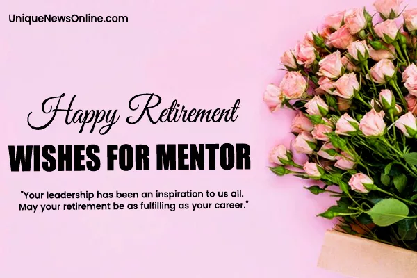 Retirement Wishes for Boss and Mentor