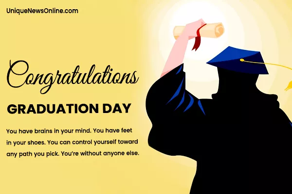 On your graduation day, I want to celebrate the amazing person you are. Your high school graduation is a testament to your dedication, intelligence, and kindness. Congratulations, and may your future be as bright as your potential.