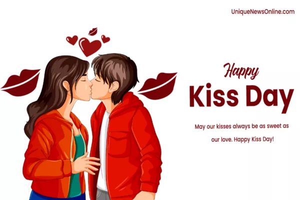 Happy Kiss Day 2024 Shayari