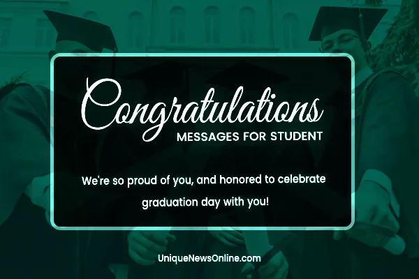 Today is not just the end of your college journey; it's the beginning of a lifetime of learning and accomplishments. Congratulations on your graduation!