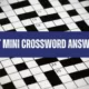 "Filler between bathroom tiles" Latest NYT Mini Crossword Clue Answer Today
