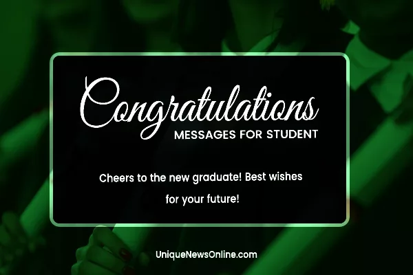Today, we celebrate not just the end of your academic journey but the beginning of a new and exciting chapter in your life. May success and happiness follow you always. Congratulations!