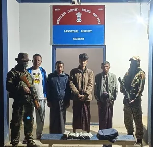 5 Mynmarese held in Mizoram, large amount of Myanmar and Indian money recovered