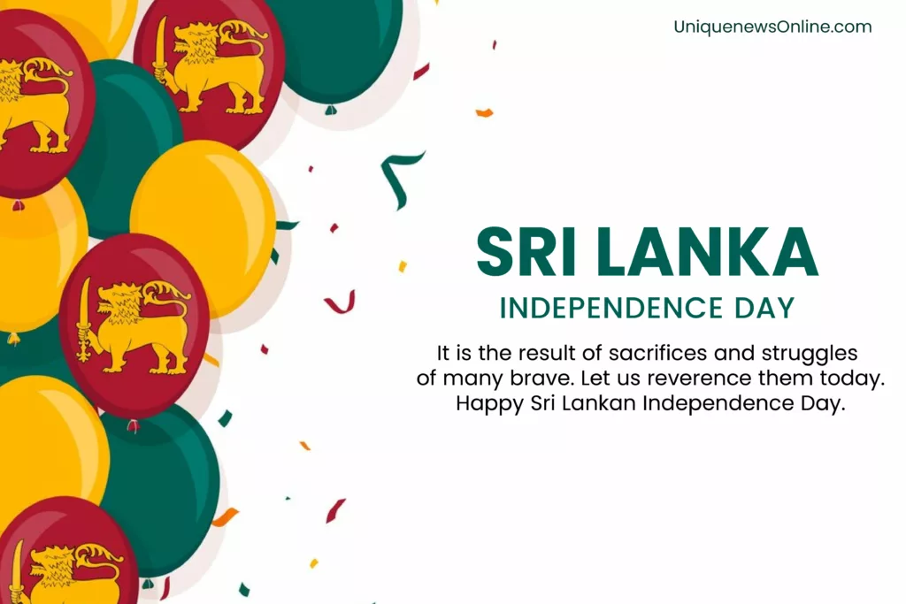 National Day of Sri Lanka Sayings