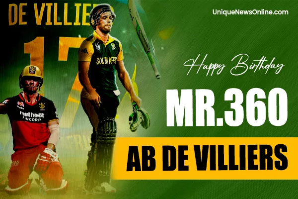 Happy Birthday AB DeVilliers