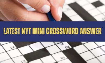 "Amorphous shape" Latest NYT Mini Crossword Clue Answer Today