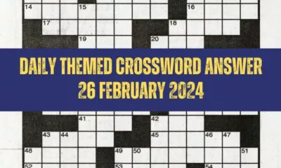 Today Daily Themed Crossword Answers: February 26, 2024