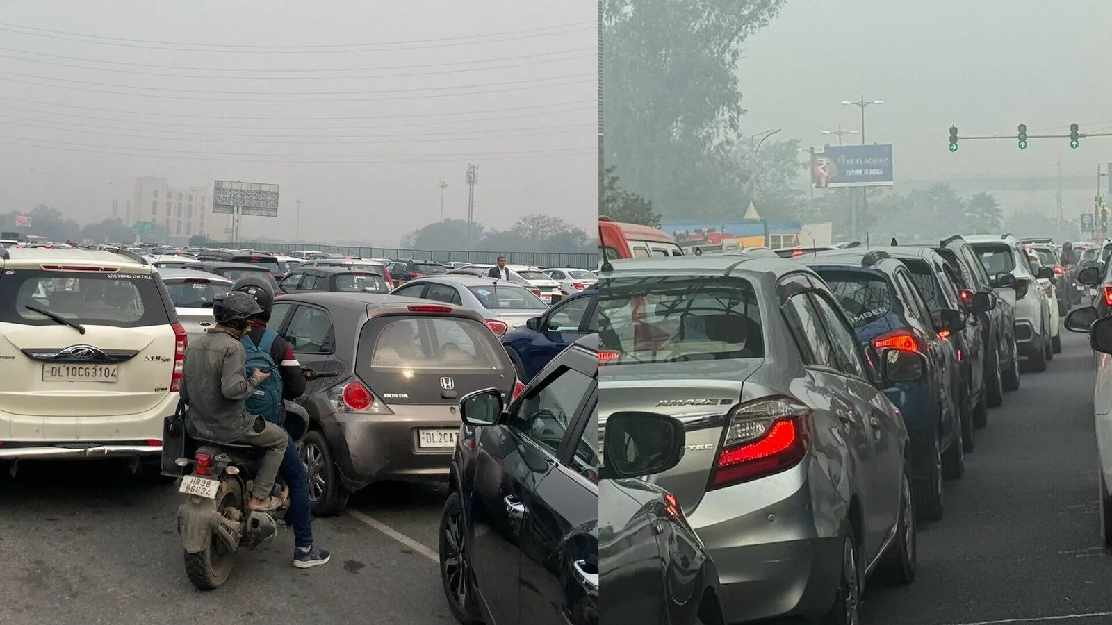 Massive traffic jams at Delhi-Gurugram, Delhi-Noida border amid farmers' protest