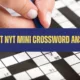 "NYT Mini Squid’s defense" Latest NYT Mini Crossword Clue Answer Today