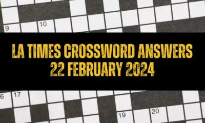 Today LA Times Crossword Answers: February 22, 2024