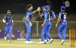 Mumbai Champions shine in IVPL opening match, defeat Telangana Tigers by 26 runs