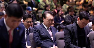 S.Korea Prez Yoon attends church service marking March 1 Independence Movement