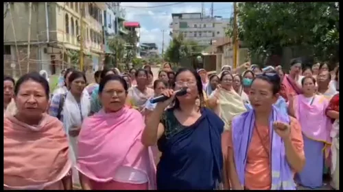 Women groups call 24-hour shutdown in Manipur's valley districts to protest police 'high-handedness'