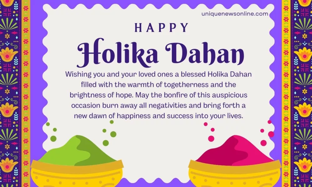 Holika Dahan 2024 Images, Messages, Quotes, Greetings, Wishes, Shayari, Cliparts and Captions