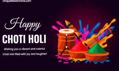Happy Choti Holi 2024 Images, Quotes, Wishes, Greetings, Sayings, Shayari, Cliparts and Instagram Captions