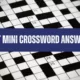 "Like a cake made without eggs, milk and butter" Latest NYT Mini Crossword Clue Answer Today