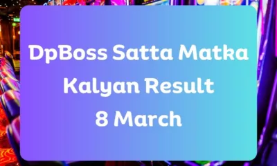 Dpboss Satta Matka Kalyan Result Today 8 March 2024 – LIVE Updates for Kalyan Satta King