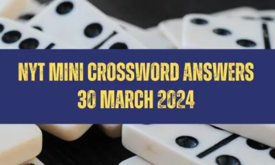 Today NYT Mini Crossword Answers: March 30, 2024
