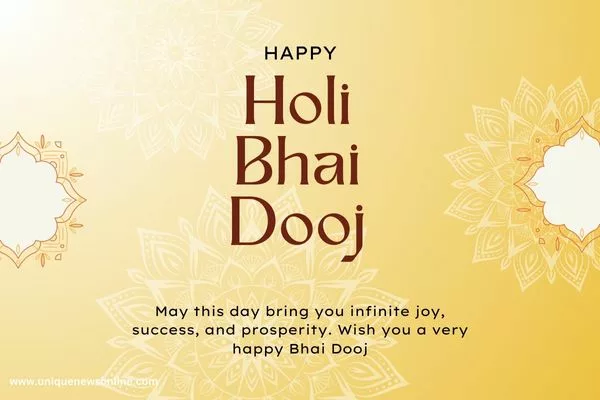 Happy Holi Bhai Dooj Wishes