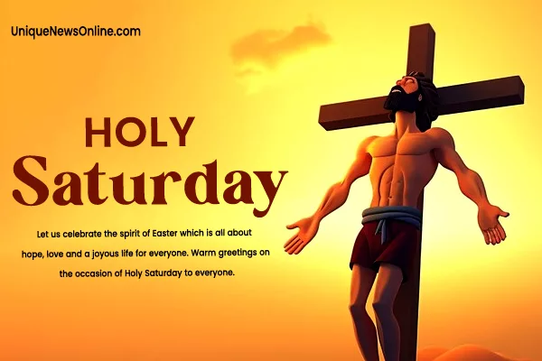 Holy Saturday Wishes
