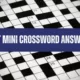 "See 1-Down" Latest NYT Mini Crossword Clue Answer Today