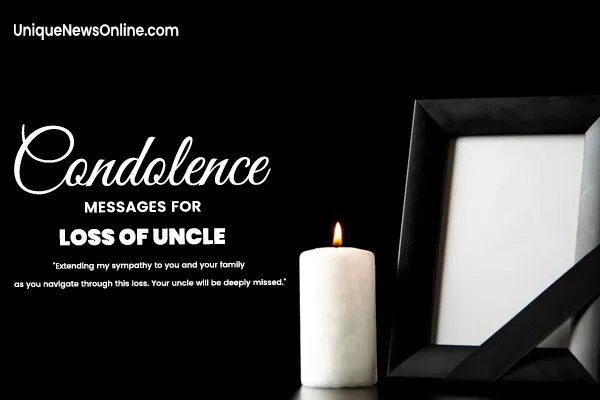 "Uncle, your passing has left a void in our lives that can never be filled. We take comfort in knowing that you are now at peace. You will always be remembered with love and fondness."